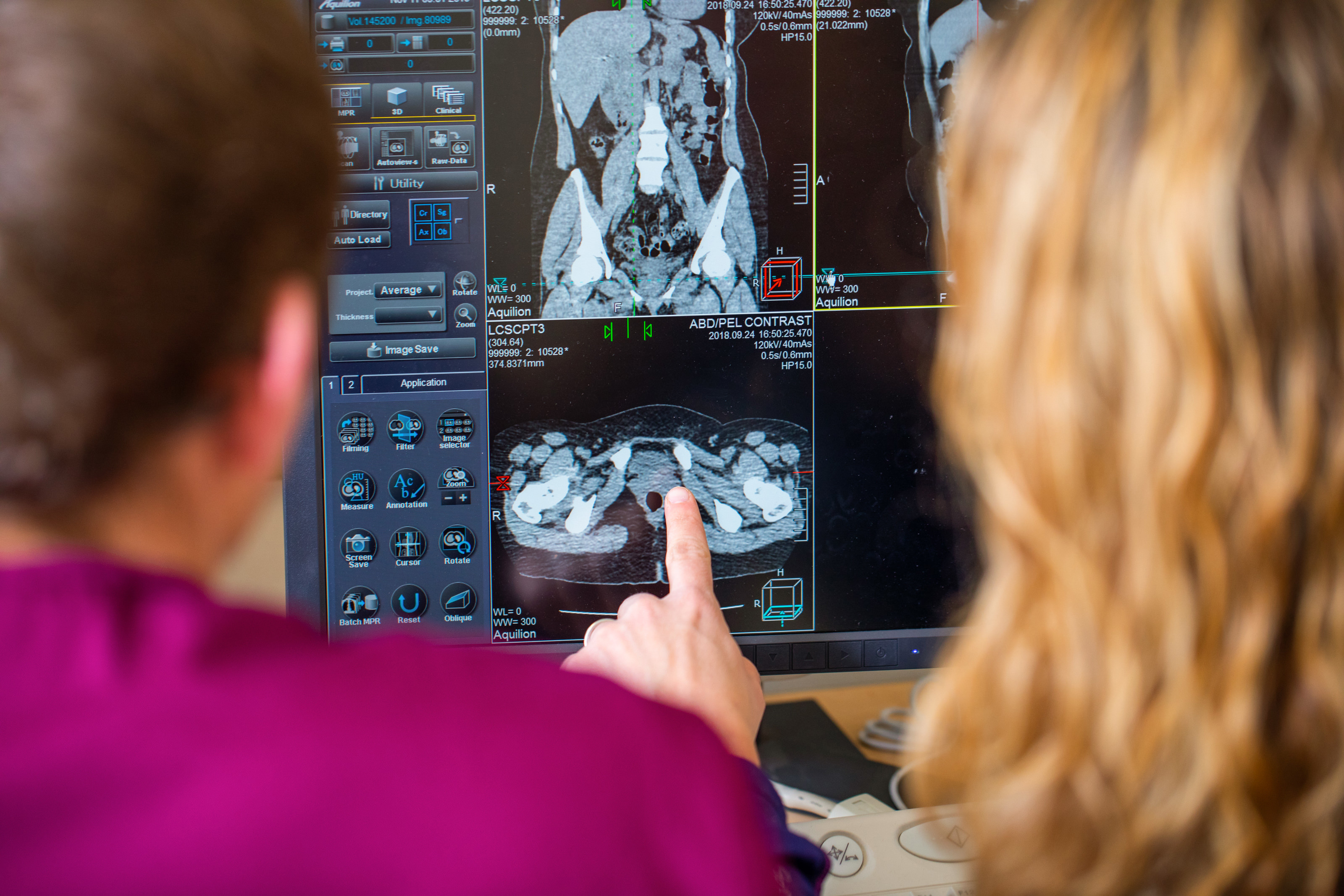 Students in radiography